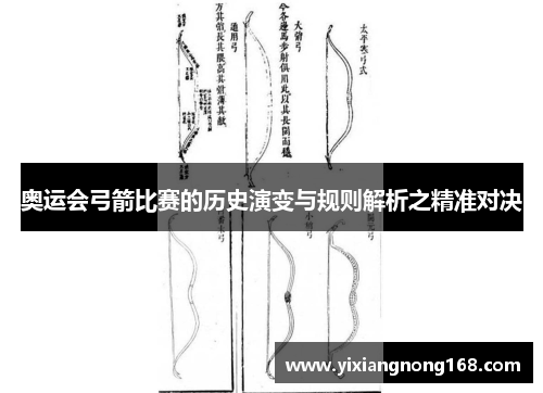 奥运会弓箭比赛的历史演变与规则解析之精准对决